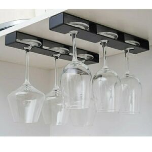 Amazon Black Under-Shelf Stemware Rack - 2-Pack